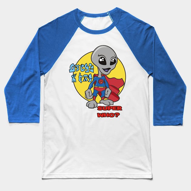 Benny - Super Who? Baseball T-Shirt by MBK